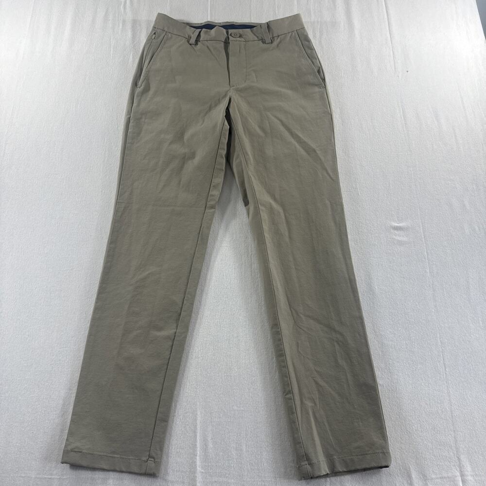 Vineyard Vines Men's 28x30 Lightweight OTG On the Go Pants Beige Performance